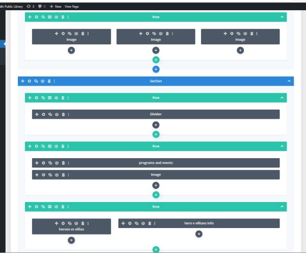 Complex back end editor example