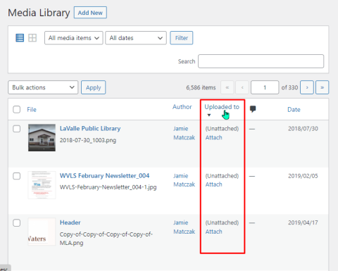 Managing the Media Library | LibWin Website Training