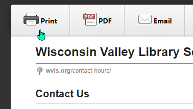 Print, PDF & Email Plugin
