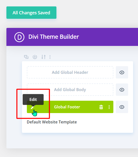 Divi Theme Builder